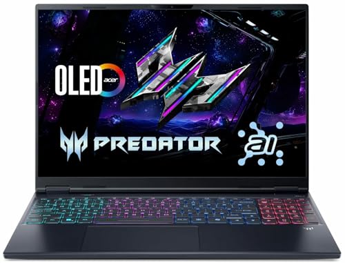 Image of EXCaliberPC (2025) Predator Helios Neo 16S AI Gaming Laptop (Intel Core Ultra 9 275HX, 96GB RAM, 2X 2TB NVMe SSD, NVIDIA GeForce RTX 5070Ti, 16 inch QHD+ 240Hz OLED, Windows 11) - PHN16S-71-98RF