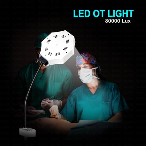 Image of OTICA LED OT Light Examination High-Intensity Standing Spot Type Surgical Light (21 LED Spotlight)