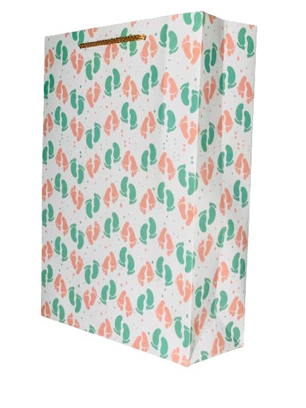 GIFT PAPER BAGS (BABY FOOT PRINT) (20)-picture-27