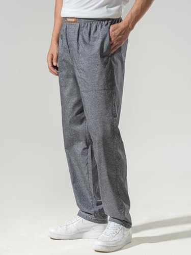 Image of DAMENSCH Relaxed Fit Premium Cotton Casual Style, Dual Pockets, Ultra light, Breathable, Anti-Bacterial, Stretchable, Soft Comfortable, Lounge Pyjamas For Men