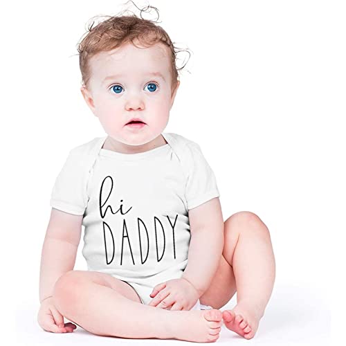 listery Hi Daddy Baby Bodysuit Hello Daddy Pregnancy Announcement For Husband I Love My Daddy Bodysuit3