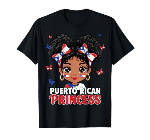 Puerto Rican Princess Puerto Rico Hispanic Heritage T-Shirt
