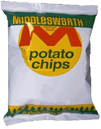 Middleswarth Chips, Regular, .875-Ounce (Pack of 36)