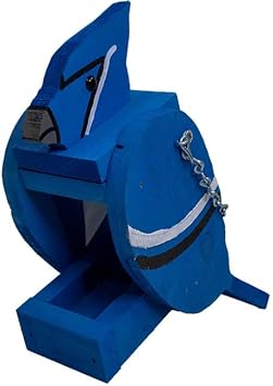 Blue Jay Shaped Bird Feeder by Prime Retreat