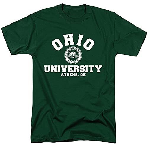 Ohio University Official Circle Logo Unisex Adult T-Shirt, Circle Logo, Small