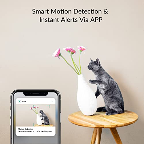 NETVUE Upgraded 2K Indoor Camera, Baby Monitor with Camera and Audio, Advanced AI Detection, FHD Night Vision Pet Camera… - Image 4