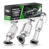 FOMIUZY High Flow Front Catalytic Converter Kit Direct-Fit Chevy Traverse 2009 2010 2011 2012 2013 2014 2015 2016 2017 GMC Acadia 2007-2017 Buick Enclave 2008-2017 Saturn Outlook 2007-2010 3.6L