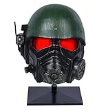 Karc Halloween Green Helmet Full Head Resin Mask for Adult Men ​Halloween Cosplay Costume Accessory Prop