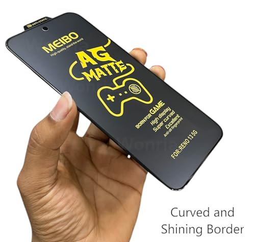 Image of WonRia Pack 1- Matte Screen Guard Protector for Oppo Find X8 5G Matte Tempered Glass Edge to Edge [Anti-FingerPrint | Anti-Glare | Shinning Border] - (Made of Glass)