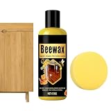 Beeswax for Wood - Timber Conditioning Salve, 130g Furniture Paste, Hardwood Revitalizing Paste | Beeswax Oil for Wood Natural Grain Preservation Balm Cabinet Lustre Oil for Cabinets Doors