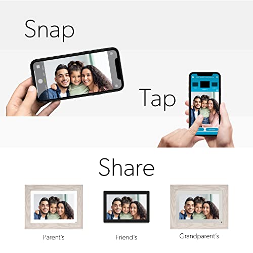 Simply Smart Home Photoshare 10” WiFi Digital Picture Frame, Send Pics