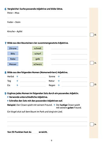 Übungsheft mit Tests in Deutsch 4. Klasse: Echte Klassenarbeiten mit Punktevergabe und Lösungen für den Übertritt - Rechtschreibung, Grammatik und Lesen üben (Lernzielkontrollen, Band 284)