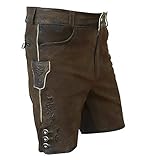 Bequem und lässig, mit dezenter Stickerei seitlich am Bein. Passende Gürtel und Schuhe gibt es auch in unserem Shop - siehe Beispielfoto Hose mit Schuh und Gürtel!