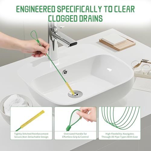30 Inch Drain Snake Sink Unblocker Tools - image 5