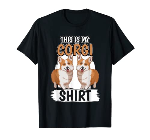 This Is My Welsh Corgi Shirt Perro Corgi Camiseta