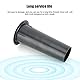Inverter Tubes, 4PCS 4-6 Zoll Woofer Lautsprecheranschlüsse Entlüftungsanschlüsse Inverter Tubes Kit mit 45 mm Loch, Lautsprecherzubehör Subwoofer Woofer Speakers für einen Bass-Effekt.(45mm Loch)