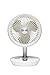 Solis Charge & Go Fan 7586 - Mini Ventilateur - Ventilateur de Table Rechargeable - 4 Réglages de Vitesse - Peut être Monté - Chargement Via Port USB - Blanc
