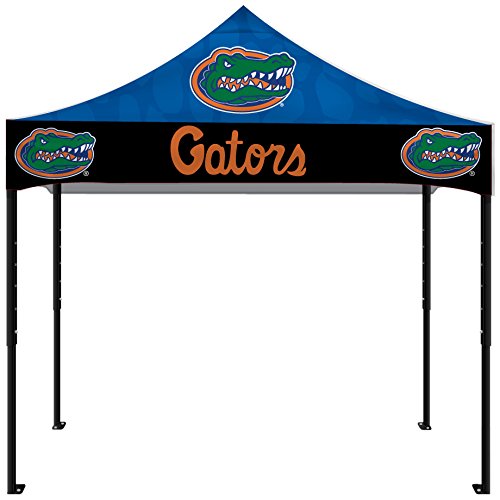 PSK100UF Party Shade Digital Black Steel Frame 1-Piece Pop-Up Indoor/Outdoor Portable Canopy, 10 by 10-Feet, University of Florida