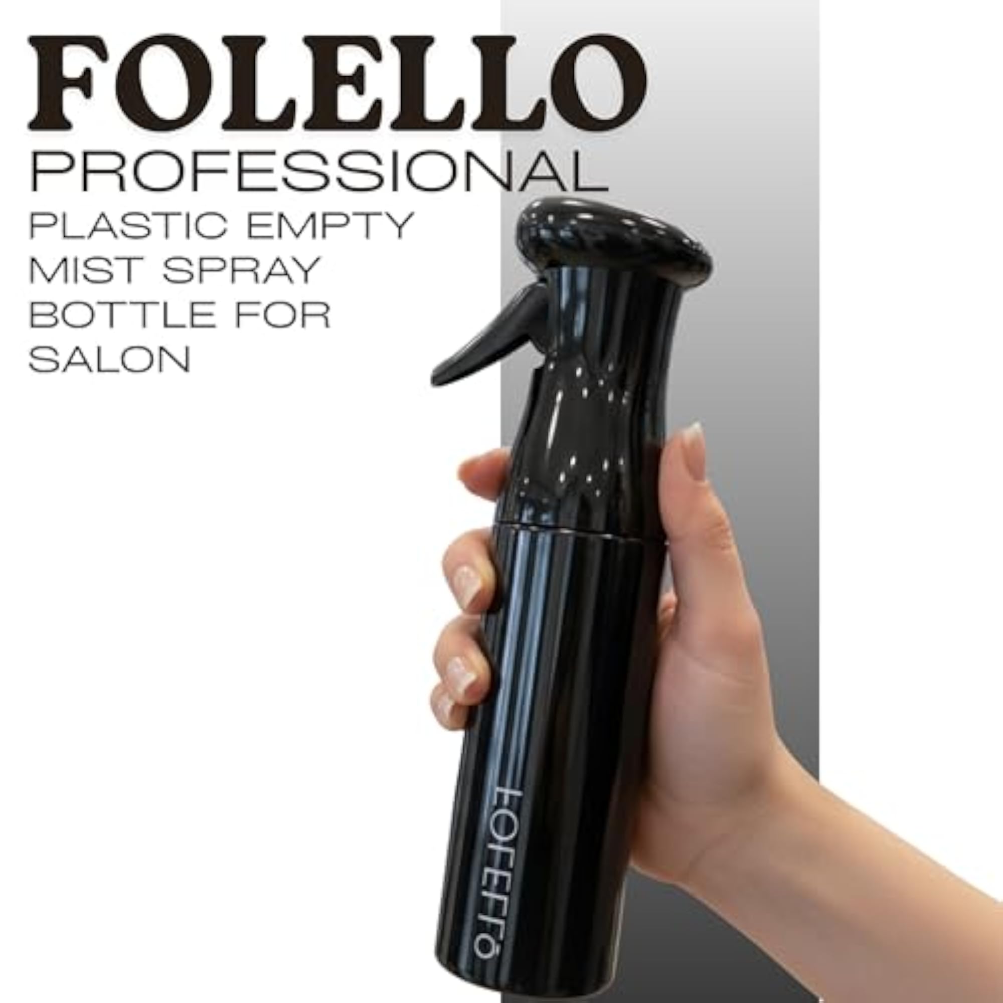 Professional Plastic Empty Mist Spray Bottle for Salon Use