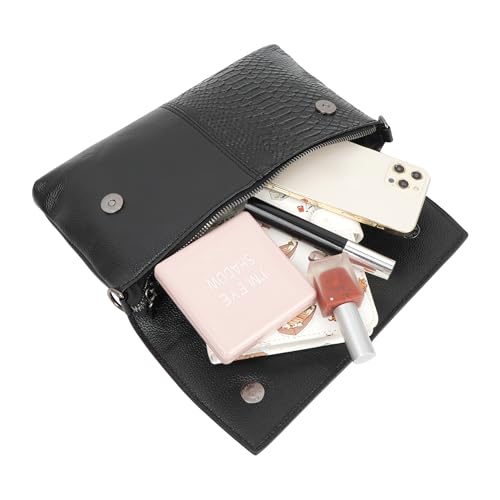 Women's Snakeskin Flap Tote Top Handle Satchel Handbag Pu Leather Clutch Purse Casual Shoulder Crossbody Bag4