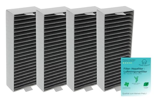 4x Filter kompatibel mit Gagexakt CV282101/02 Aktivkohlefilter Ersatzfilter für Dunstabzugshauben Umluftbetrieb