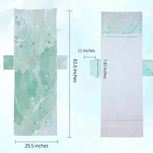 Watercolor Beach Chair Cover With Side Pockets Thick And Quick Dry Chaise Lounge Chair Towel Cover For Sun Lounger Pool Chair Towel Cover (Blue Purple) #TOP2