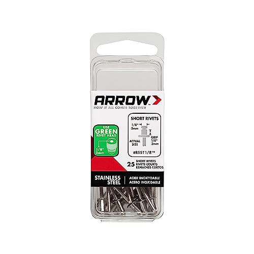 Arrow RSST1/8 Short Stainless Steel 1/8-Inch Pop Rivets thumb #2