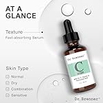 Dr. Brenner Vitamin C Serum for Face with 20 L-ascorbic Acid, Ferulic Acid, Vitamin E and Hyaluronic Acid - Image 4