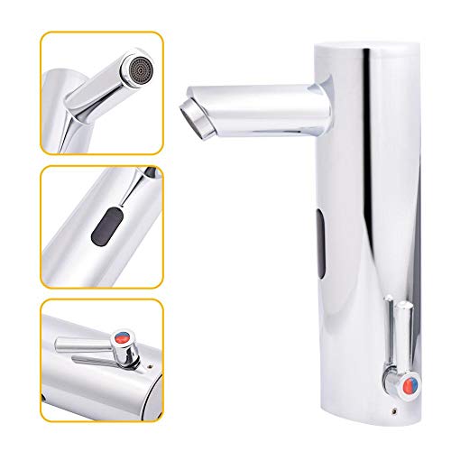 Grifo con sensor para no tocar el lavabo con las manos sucias 3