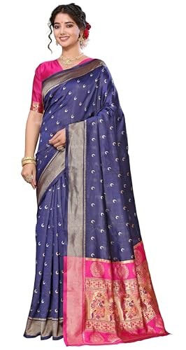 Sari Kanjivaram jacquard Banarasi de haute qualité pour une silhouette parfaite