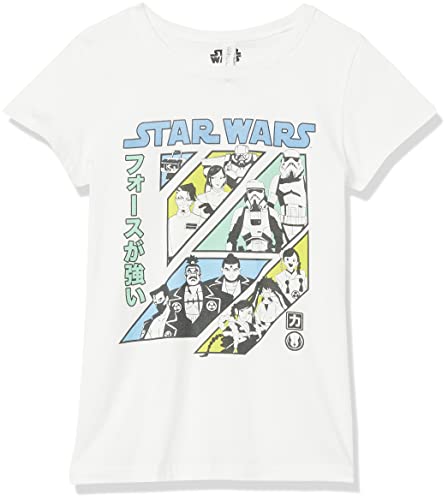 T-shirt Star Wars Visions fille blanc fini les hauts transparents L