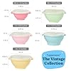 Tupperware Heritage Collection 36 Piece Food Storage Container Set in Vintage Colors- Dishwasher Safe & BPA Free - (18 containers + 18 lids) #3