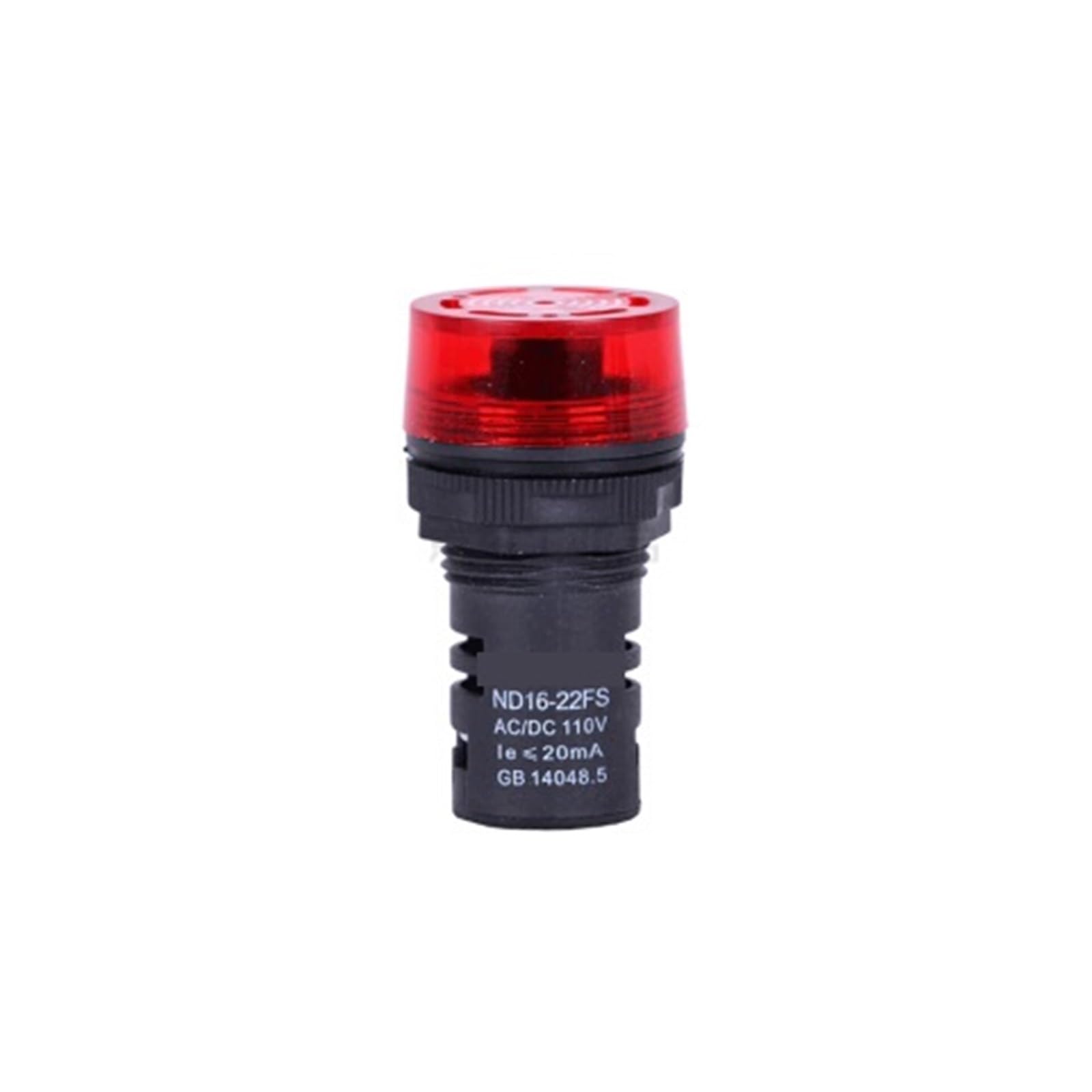 Luce di segnalazione; ND16-22F AC 220V rosso