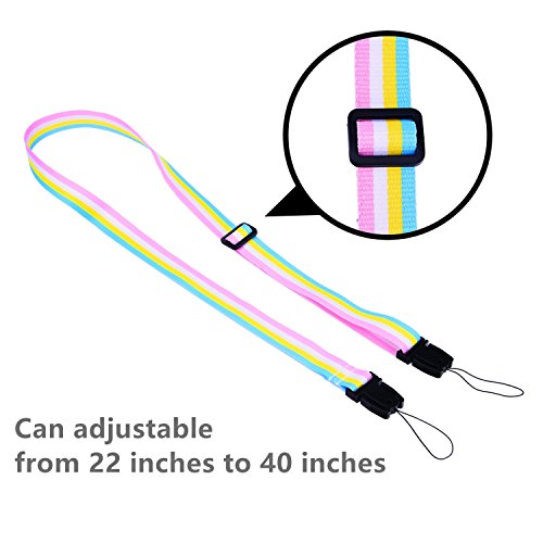 Sunmns Camera Neck Shoulder Strap Compatible With Instax Mini 11/ 9/ 8/ 90/ 8+/ 70/ 40 Instant Film Camera, Rainbow #TOP3