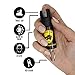 Guard Dog Security Pepper Spray Self Defense Window Breaker Escape Tool, Car Safety Tool, Police Strength Protection, 16 Feet Range, Pepper Spray Keychain for Women and Men (Black)