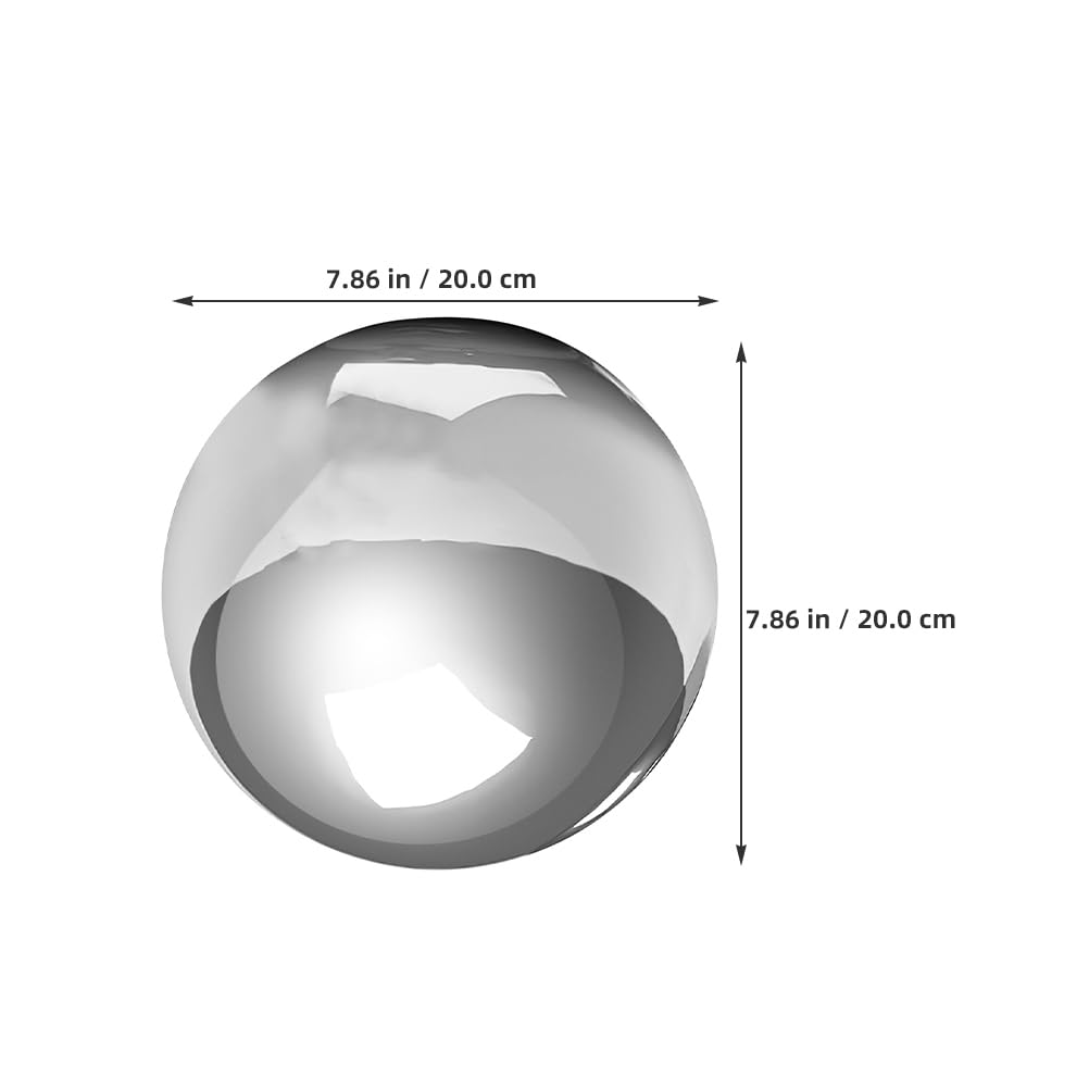 Toyvian Sfera Riflettente in Acciaio Inossidabile Globo Da Giardino Lucido Per Decorare Esterni Come Terrazze Balconi e Prati