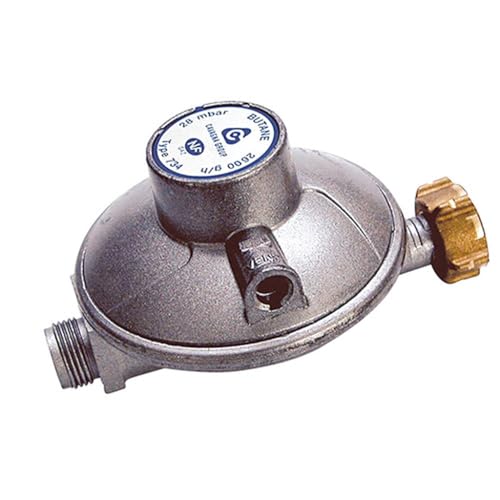 DIPRA - Détendeur Butane Gros Débit 13 kg - Pression 28 mbar - Débit 2-6 kg/h - Sortie M 20x150 - Certifié NF