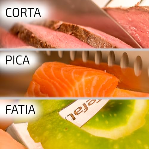 Faca Slicing Aço Inox Tefal 20cm Ice Force