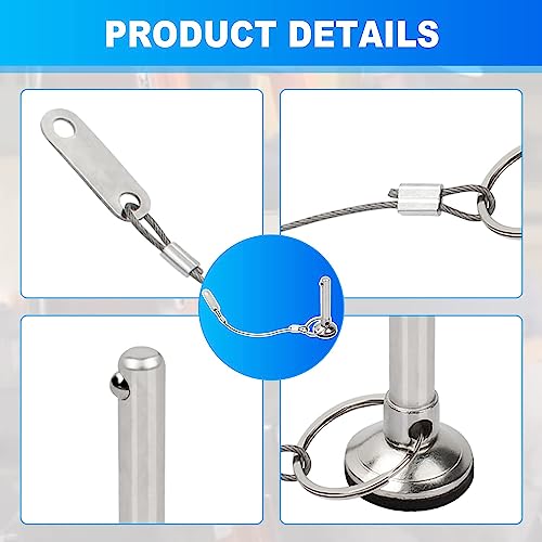 36-44 Extension Ladder Pin/Lanyard Replacement Kit Fits Werner Ladders Equalizer Part #TOP5