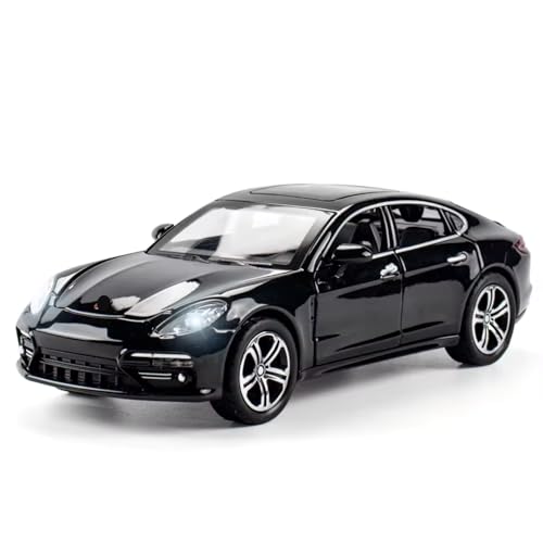 Image of Mashes Porsche Panamera Diecast Metal Car Toy 1:32 Scale with Openable Doors, Pull Back Action, Light & Sound, Detailed Luxury Sedan Model for Kids & Collectors, Premium Gift Toy Car [Multicolor]