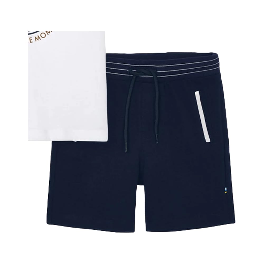 Generico Set Estivo Bambino - Completo T-shirt e Pantaloncini in Cotone, Outfit Casual Sportivo con Stampa Skateboard, Comodo e Traspirante per Attività all'Aperto, 3644, Bambini e Ragazzi