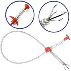 Desentupidor Limpador Pegador Garras Para Pias Ralos Canos