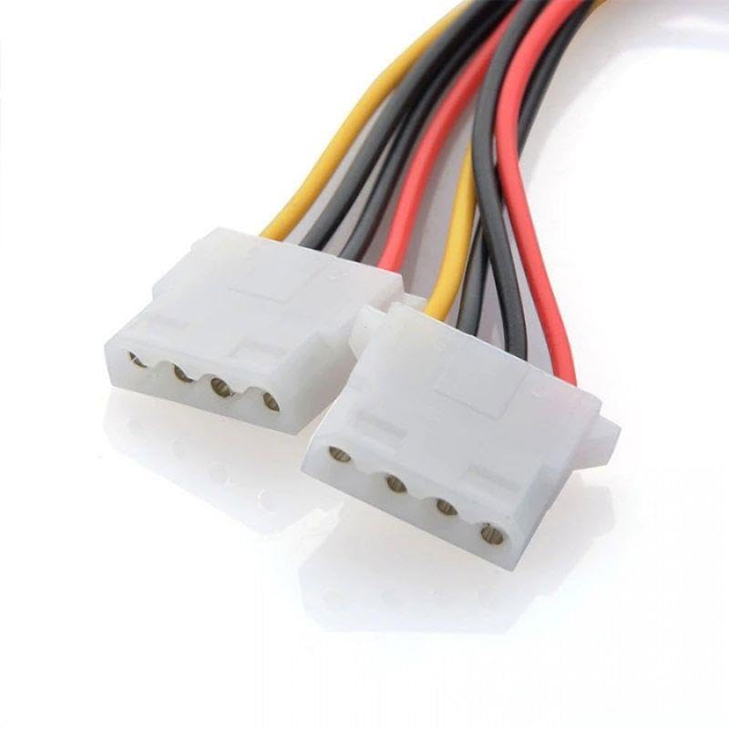 30 cm 15 pin sata erkek to 2x 4 pin dişi molex kablo 15 pin erkek 2x 4 pin dişi molex 30 cm sata kablo