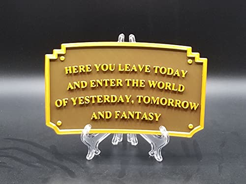 Here You Leave Today Entrance Welcome Plaque Inspired...