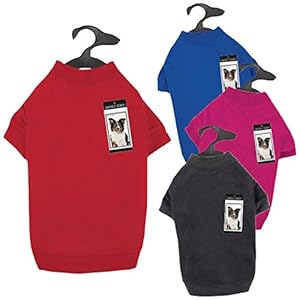 Zack & Zoey Basic Tee Shirt for Dogs, 20″ Large, Red