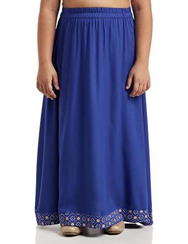 Image of Amazon Brand - Jam & Honey Rayon Girl Festive Printed Salwar Suit Set Which Is Both Comfortable And Stylish