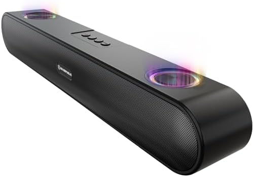 Portronics Decibel 23 16W Wireless Bluetooth Soundbar with LED Lights ...