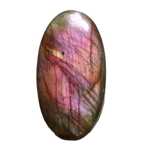 Pierre labradorite violette naturelle ovale 30x15mm pour création bijoux pendentif collier bague