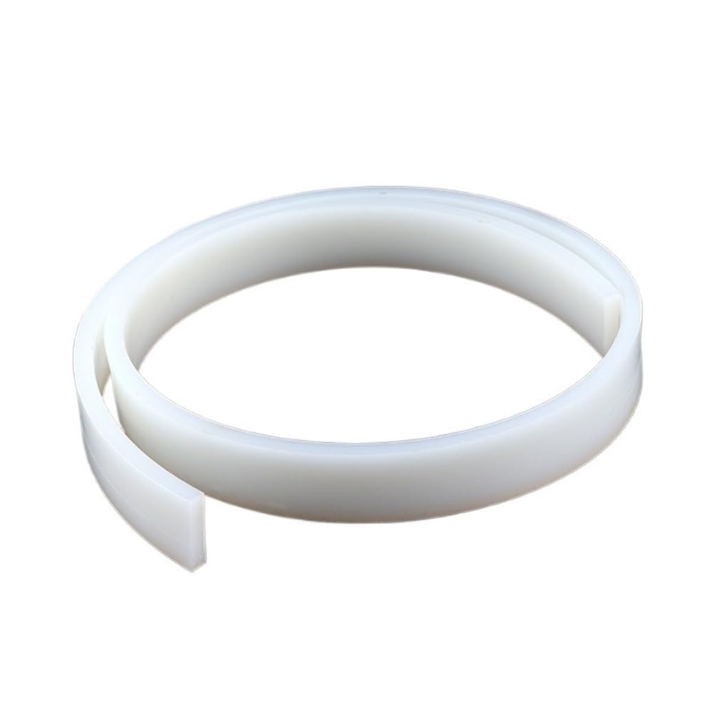 Tira de sellado de caucho de silicona cuadrada | Tiras de sellado impermeables sólidas blancas de varios tamaños(8MM*60MM)