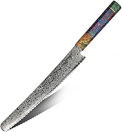 Damascus Chef Knife Unique Professional Handle Japanese Kitchen K...